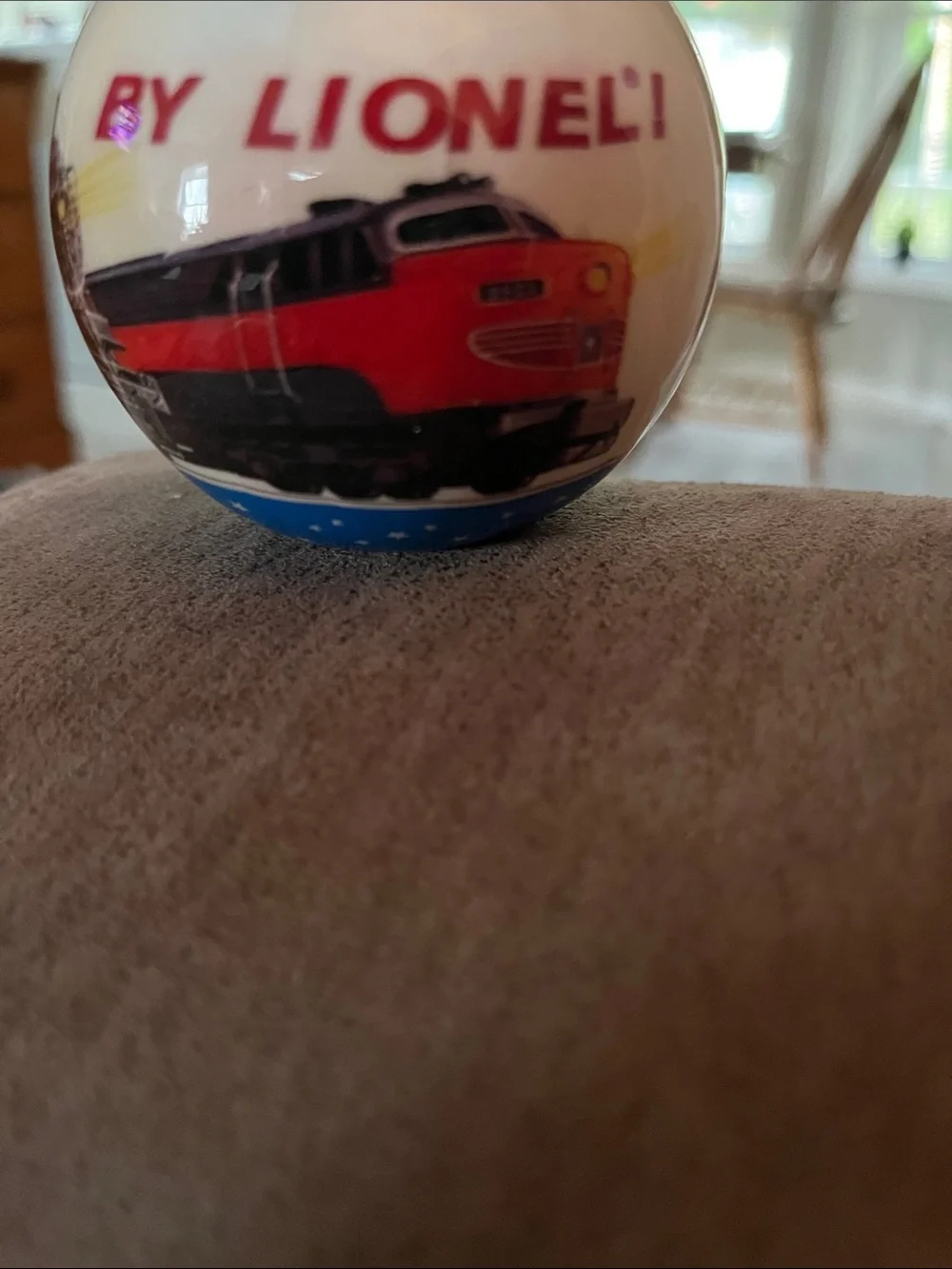 Lionel Holiday Train Ornament Set - Blue & Orange